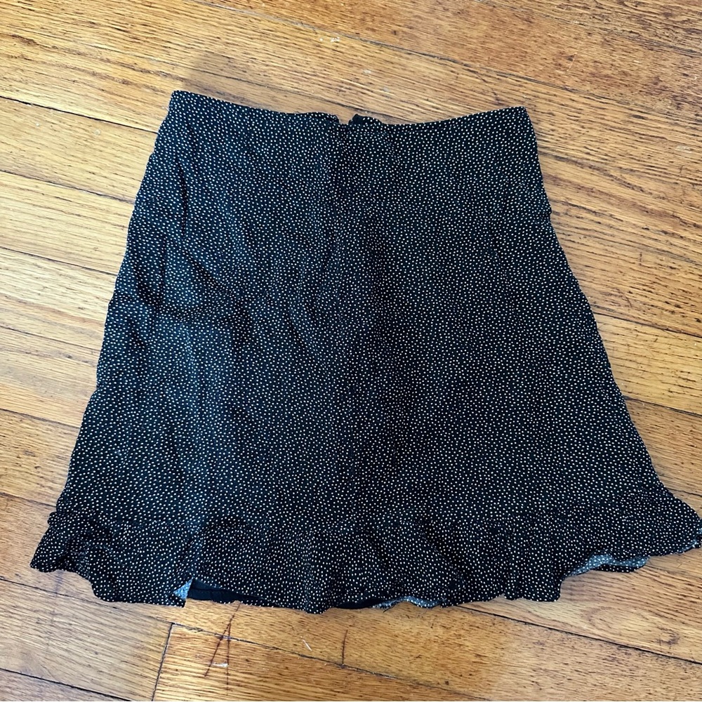 Abercrombie&Fitch black zip mini skirt